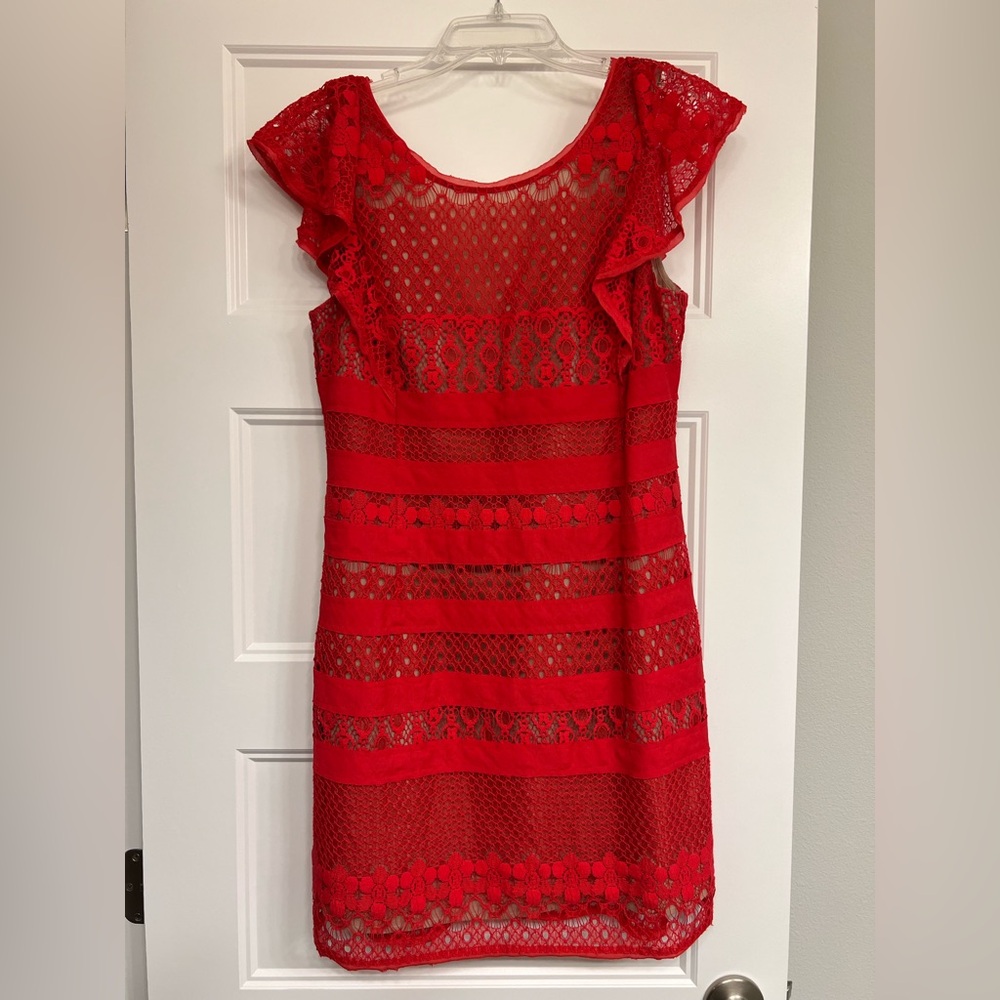 BCBGMaxAzaria Renata Red‎ Dress